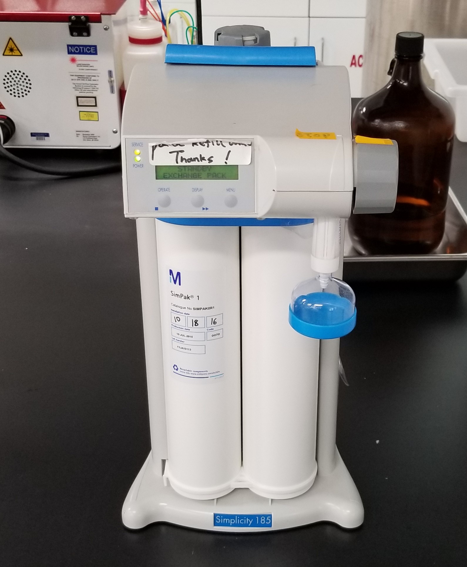 Millipore Simplicity 185